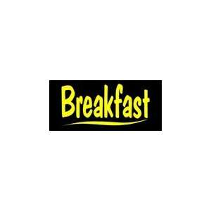 Breakfast Simulated Neon Sign 12 x 27: Home Improvement