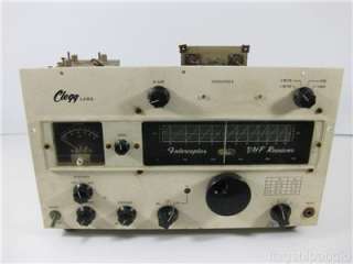 Vintage Clegg Labs Interceptor B VHF Tube Ham Radio Receiver  