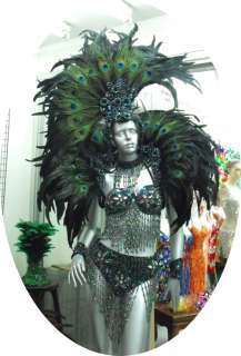Da NeeNa PC Showgirl Drag Swarovski Costume Headdress  