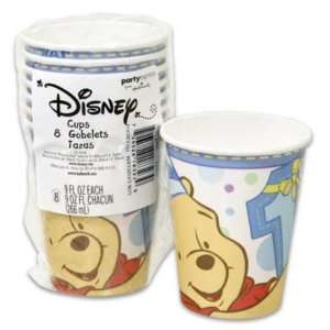  Cup 8 Count 9 Oz Pooh 1st Birthday Boy Case Pack 192 