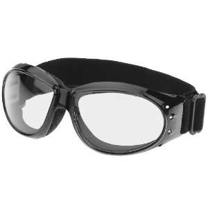 com Eye Ride Sunglasses Max Extreme Goggles , Color Black/Clear Lens 