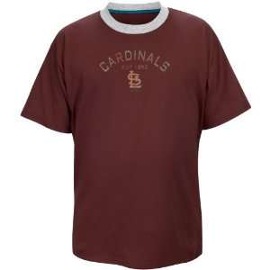  St. Louis Cardinals Team Model Distressed T Shirt: Sports 