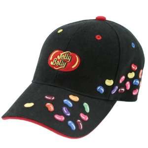 Jelly Belly Adults Embroidered Logo Cap   Black  Grocery 
