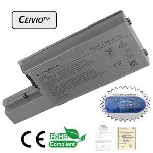 Ceivio(TM) High Capacity 7800mAH 9 Cell Li ion Laptop Battery for Dell 
