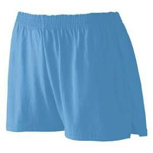  Athletic Wear Girls Trim Fit Jersey Short COLUMBIA BLUE YL 