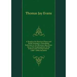   Department (1887 1896) Inclusive Thomas Jay Evans  Books