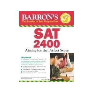  Barrons SAT 2400 Aiming for the Perfect Score 3th (third 