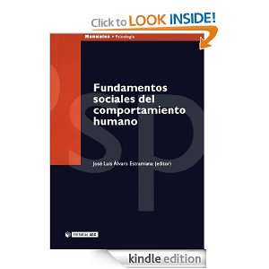 Fundamentos sociales del comportamiento humano (Spanish Edition 
