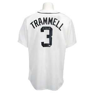  Detroit Tigers Alan Trammell Autographed Jersey Sports 