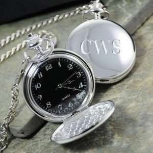   Face Silver Plated Pocket Watch By Cathy Concepts: Health & Personal