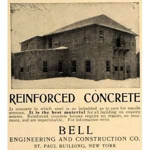  1905 Ad Concrete Bell Engineering Construction Company 