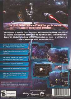 LOST EMPIRE IMMORTALS Paradox Interactive Space Simulation PC Game XP 