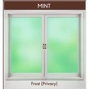 Mint Deco Tint 24 x 86 Privacy Stained Glass Window Film 
