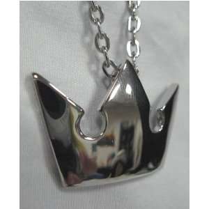  Kingdom Hearts Silver Crown Necklace V2 (Closeout Price 