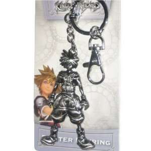  Kingdom Hearts Pewter Key Ring   Sora