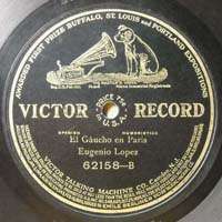 EUGENIO LOPEZ Victor 62158 EARLY ARGENTINE COMIC 78 RPM  