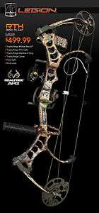Bear 2012 Legion Left Hand RTH Compound Bow 60lb 26 to 31 Draw LH29 