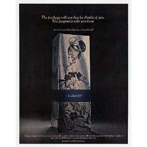   DuBarry Perfume Mysterious Silver Box Print Ad (6602)