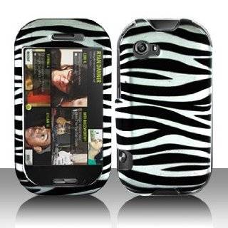  Sharp Kin 2 Silver/Black Zebra Protective Case Faceplate 