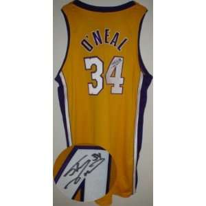  Shaquille ONeal Signed Jersey   AuthLA Lakers: Sports 