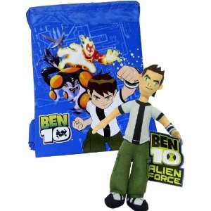  Alien Force Ben Plush Doll & Drawstring Bag Toys & Games