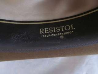Resistol Self Conforming Stagecoach Chaparral Western Hat 7 1/8 Color 