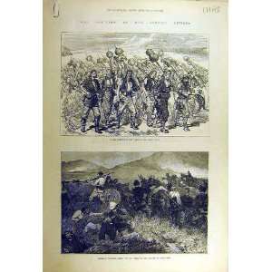   War Sketch Turks Kizil Tepe Battle Field Kaceljevo