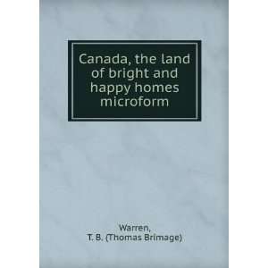   bright and happy homes microform T. B. (Thomas Brimage) Warren Books