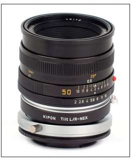 Kipon Tilt adapter Leica R Lens Sony nex 5 Nex3 E mount  