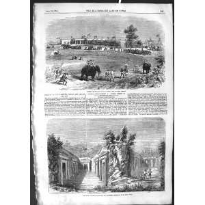   1855 East Indian Railway Burdwan Station Tomb Canosa