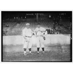Wilbert Robinson,Brooklyn NL,& Tris Speaker,Cleveland AL (baseball 