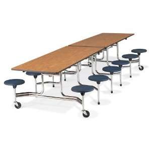  Virco MTS15271212   Mobile Stool Cafeteria Table 27H x 30 