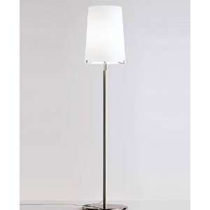 Sera F1 floor lamp   opal white glass, chrome, 110   125V (for use in 