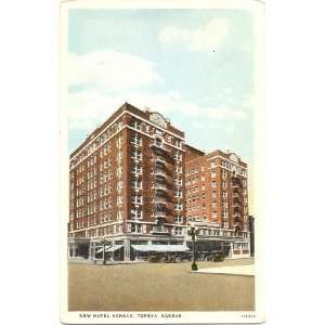   Vintage Postcard New Hotel Kansan   Topeka Kansas 