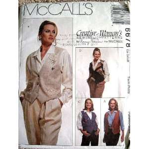   SIZE 4 6 MCCALLS CREATIVE WOMAN PATTERN #6678: Arts, Crafts & Sewing