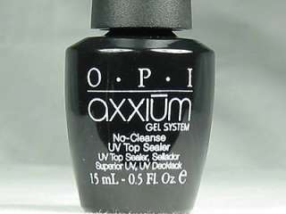 OPI AXXIUM NO CLEANSE UV Top Sealer .5oz  