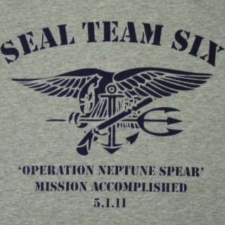 SEAL TEAM SIX t shirt seal team 6 NAVY SEALS SHIRT XXL  