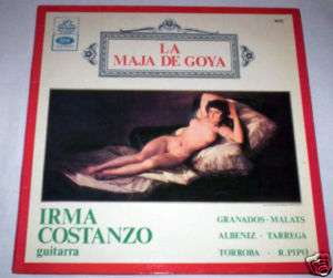 IRMA COSTANZO MAJA DE GOYA GUITAR SEXY COVER NM LP  