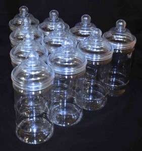  VICTORIAN STYLE CANDY SWEET JAR WITH SCREW ON LID 500ml OR 380ml