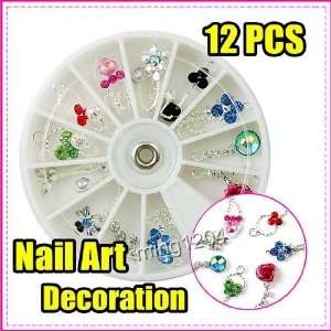  Cute 12 Shape 3d Decoration Wheel Nail Art 261 Beauty
