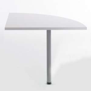  Cullen Corner Desk in White: Office Products