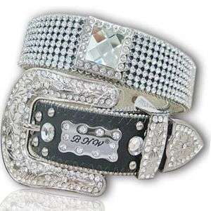 Cowgirl Bling Mesh Rhinestone Belt with Clear Crystals  