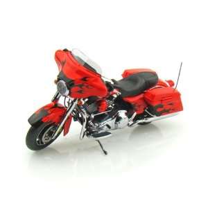   : 2009 Harley Davidson FLHX Street Glide 1/12 Hot Lava: Toys & Games