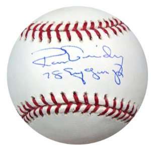 Signed Ron Guidry Baseball   78 Cy Young PSA DNA #K33769   Autographed 