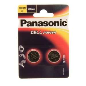   Box 10 Cards Panasonic Lithium Coin Cells Cr2025 C2 Bulk Electronics