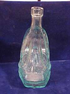 Santa Maria Glass Ship Bottle Decanter 1492 1992 NR  