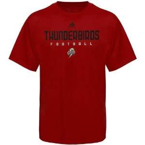  adidas Southern Utah Thunderbirds Red Sideline T shirt 