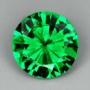 Only! $2.85/1pc 2.5mm Round Diamond Cut Green Tsavorite Garnet, KENYA 