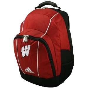 adidas Wisconsin Badgers Cardinal Campus Laptop Backpack:  