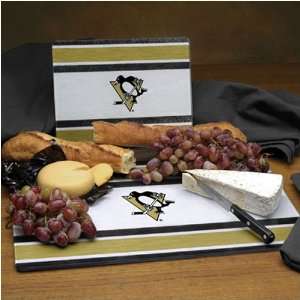    Pittsburgh Penguins NHL Glass Cutting Board Set